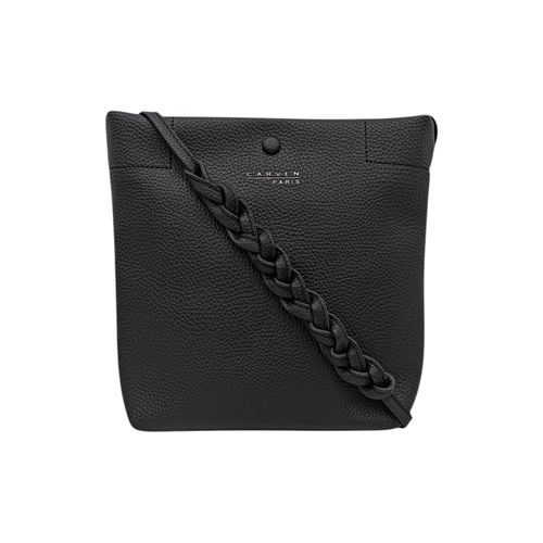 Crossbody negro con textura