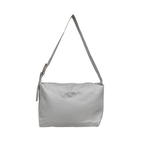 Cartera satchel sólida blanca