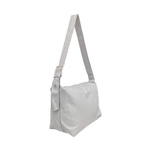 Cartera satchel sólida blanca