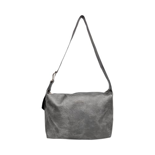 Cartera satchel sólida gris