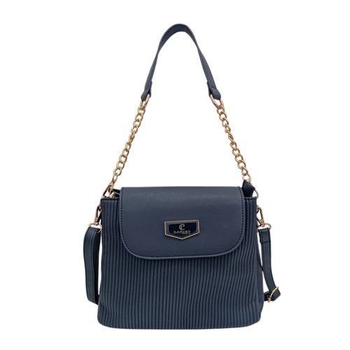 Cartera satchel navy