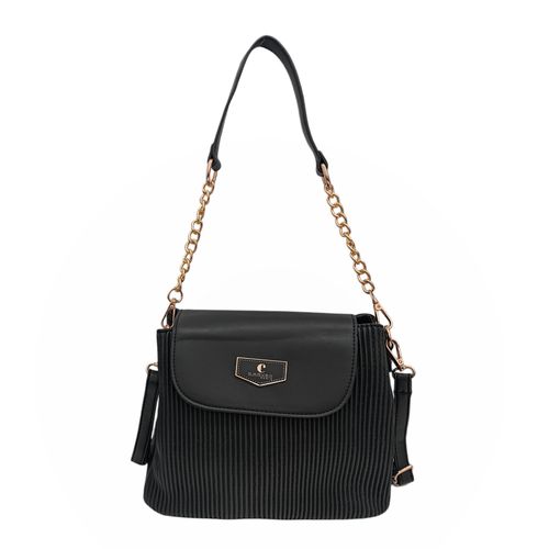 Cartera satchel negro