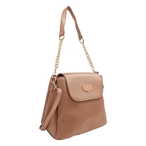 Cartera satchel rosa