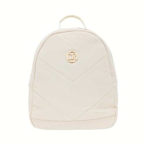 Backpack blanco con textura