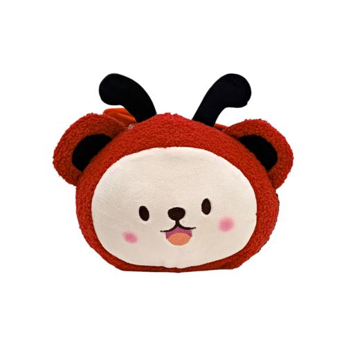 Peluche de abeja rojo