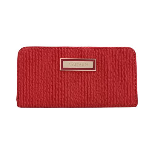 Billetera roja zip around