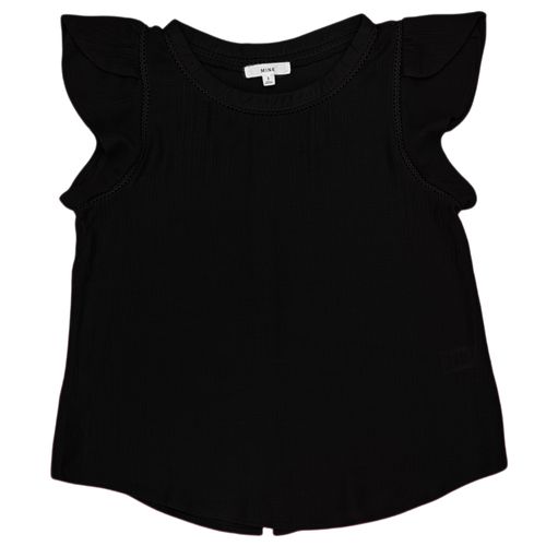 Blusa negra con textura