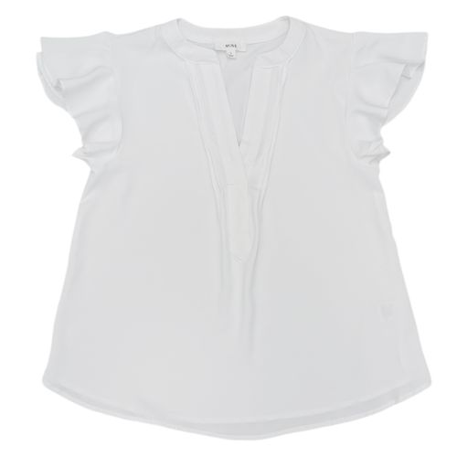 Blusa blanca sólida