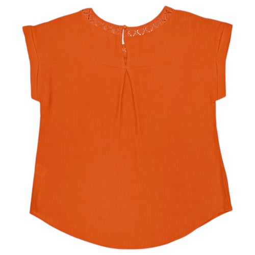 Blusa naranja con textura