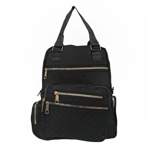 Backpack negra con textura