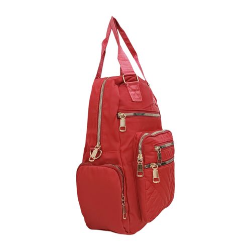 Backpack roja con textura