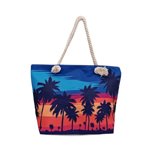 Tote playera estampado naranja