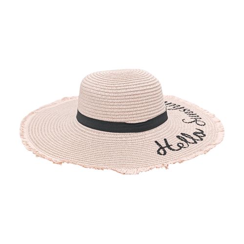 Sombrero estampado rosa