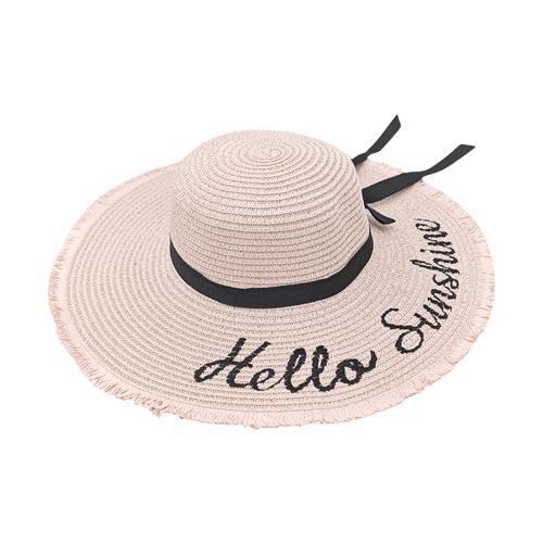 Sombrero estampado rosa