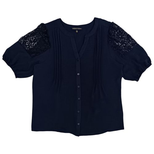 Blusa azul oscuro para mujer