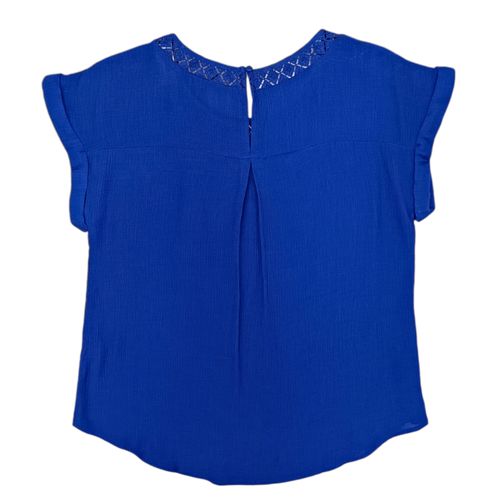 Blusa azul para mujer