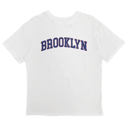 Camiseta oversize estampada para mujer
