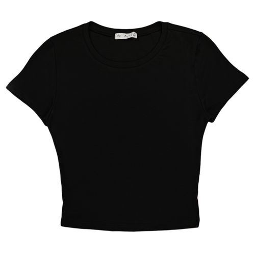 Crop top sólido para mujer