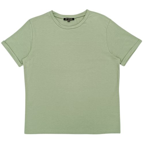 Camiseta curvy verde para mujer