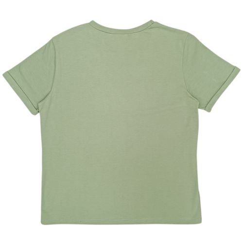Camiseta curvy verde para mujer