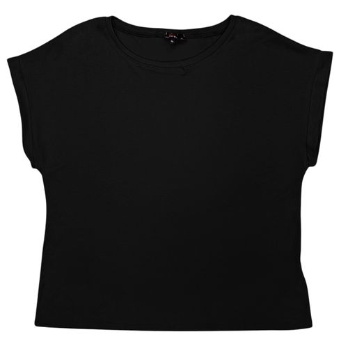 Camiseta curvy sólida para mujer