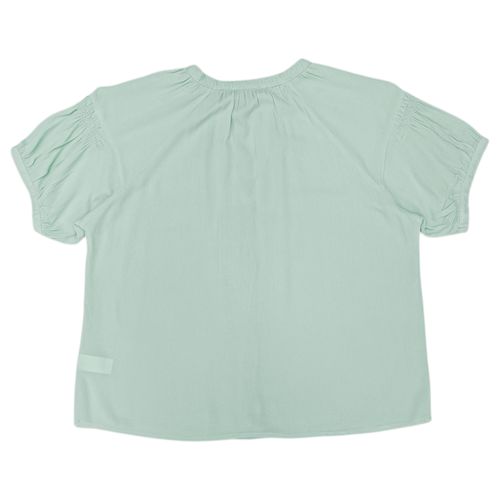 Blusa con textura celeste para mujer