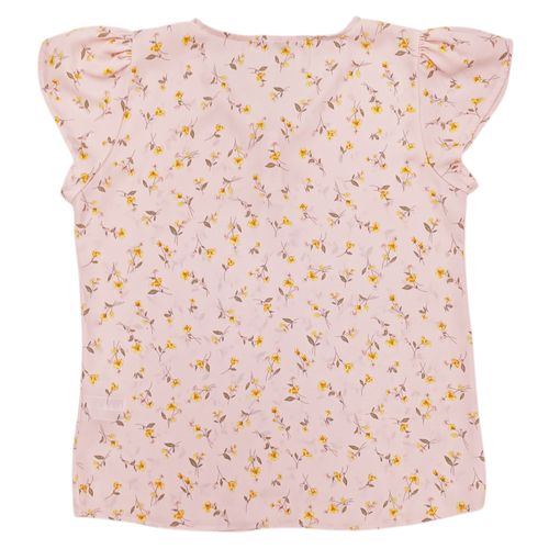 Blusa rosa estampada para mujer