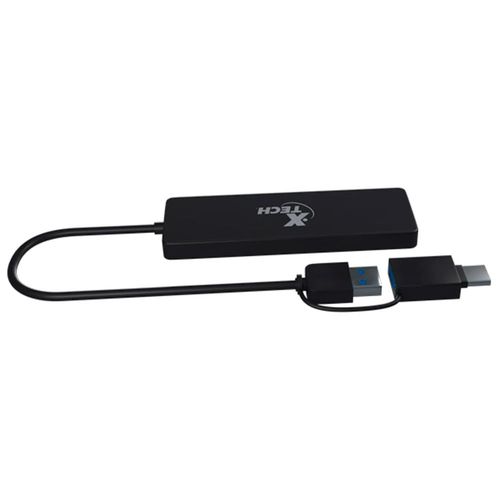 Concentrador 4 puertos usb 3.0 xtc-3905v usb tipo a y tipo c
