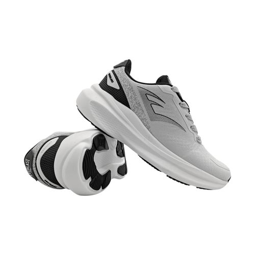 Sneakers con textura grises para mujer
