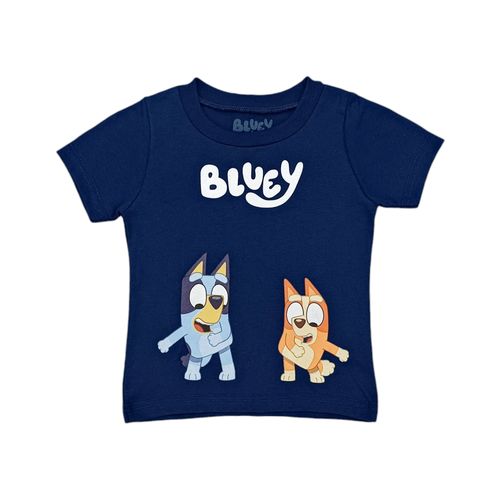Camiseta azul estampada para niño