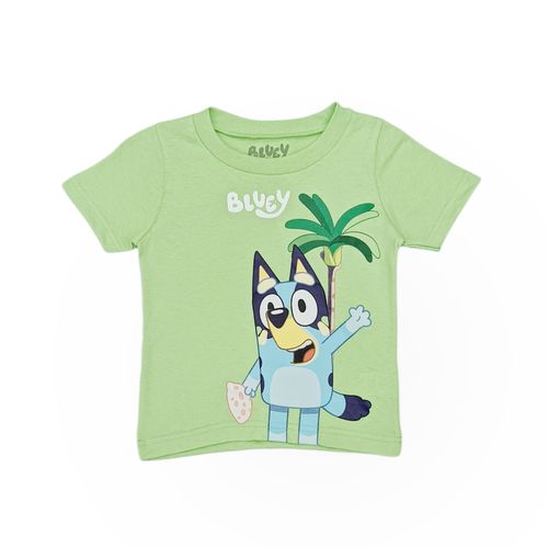 Camiseta estampada verde para niño