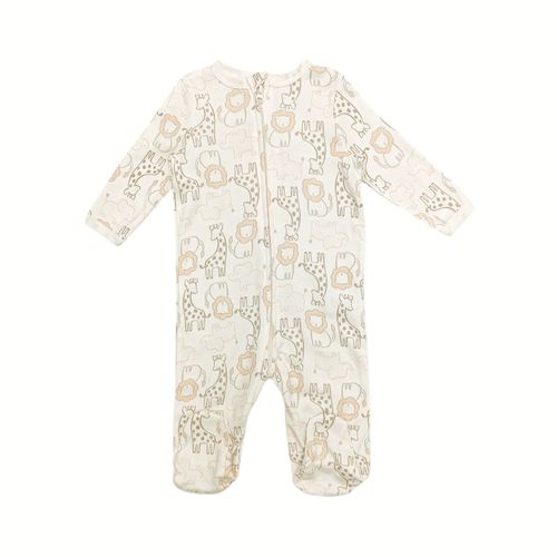 Pijama ivory estampado para bebé niño