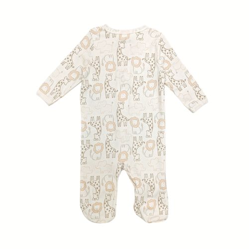 Pijama ivory estampado para bebé niño