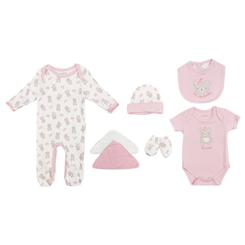 Set de regalo estampado para bebé niña