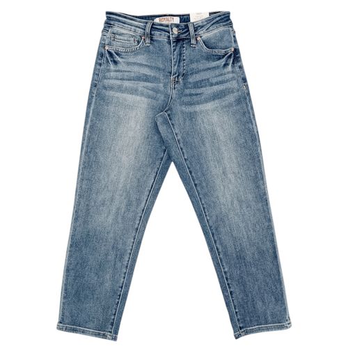 Straight jeans lavado para mujer