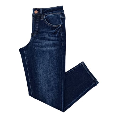 Straight jeans lavado para mujer