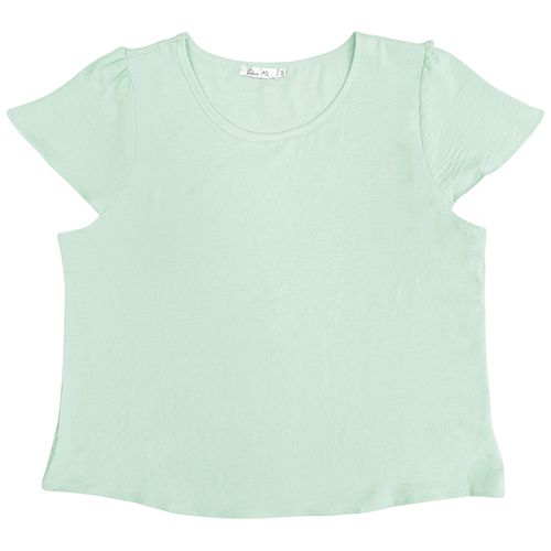 Blusa curvy verde para mujer