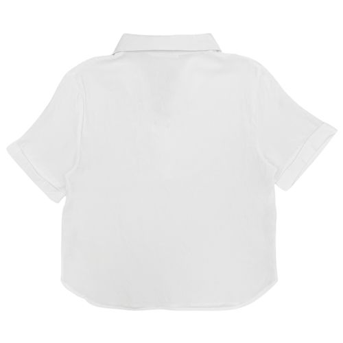 Blusa curvy blanco para mujer