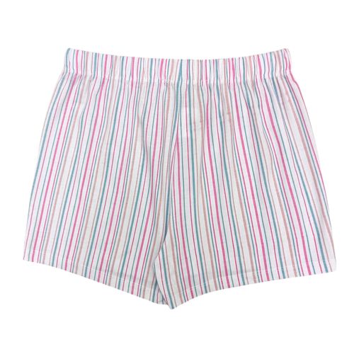 Short de pijama rayado para mujer
