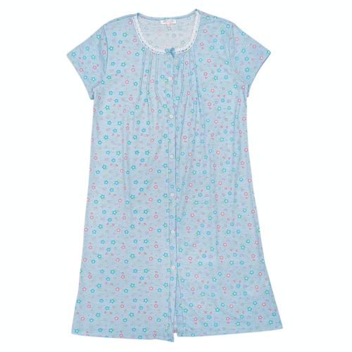 Camisón estampado celeste para mujer