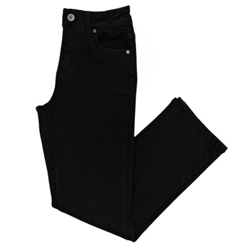 Straight jeans negro para mujer