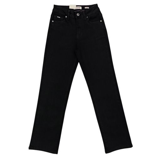 Straight jeans negro para mujer