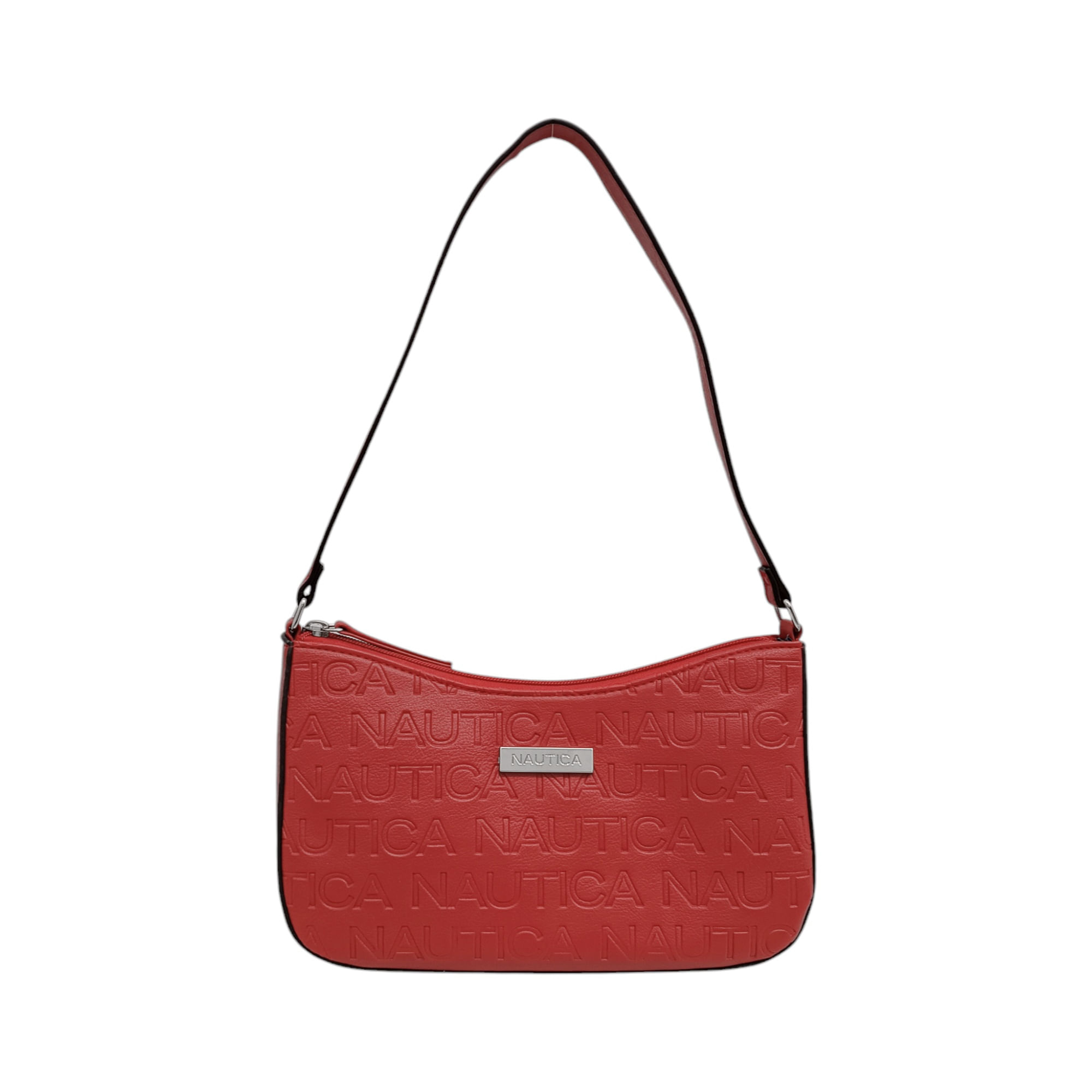 Cartera satchel roja para mujer