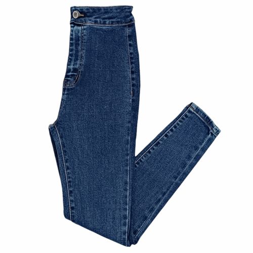 Skinny jeans sólido para mujer