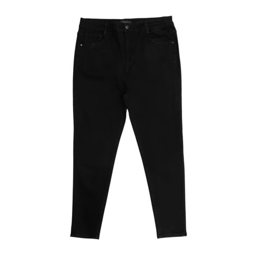 Skinny jeans curvy sólido para mujer