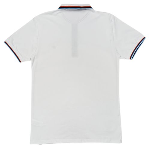 Camisa sólida blanca para hombre
