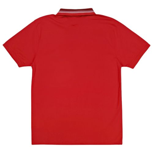 Camisa sólida roja para hombre