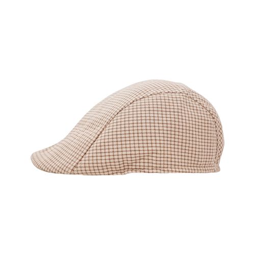 Boina cuadriculada para hombre