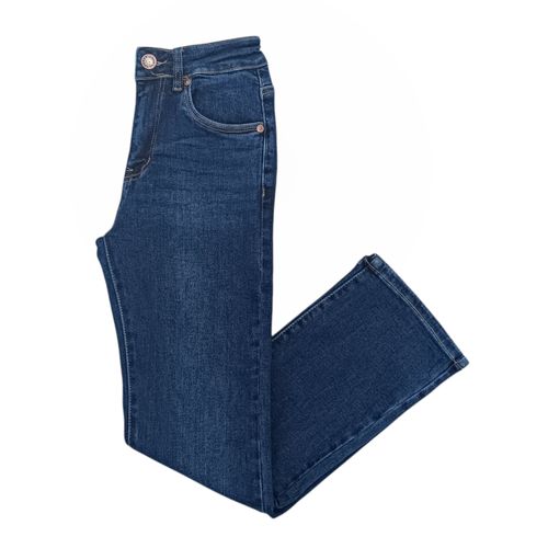 Straight jeans sólido para mujer