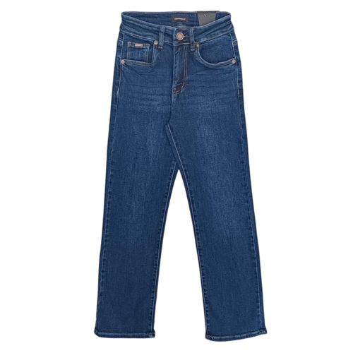 Straight jeans sólido para mujer